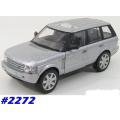 Land Rover Range Rover 2003 silver 1/24 Welly NEW+boxed  #2272 instant wheels