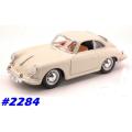 Porsche 356B Coupe 1961 classic white 1/24 Bburago NEW+boxed  #2284 instant wheels