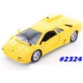Lamborghini Diablo 1990 yellow 1/24 Maisto NEWinBlister  #2324 instant wheels