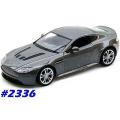 Aston Martin V12 Vantage 2010 dk.silver 1:24 Welly NEW+boxed  #2336 instant wheels