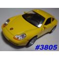 Porsche 911 Carrera 2001  light-yellow 1/38 Welly NEW+reblistered  #3805 instant wheels