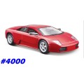 Lamborghini Murcielago 2004 red 1/40(!) POWER RACER Maisto NEW+boxed  #4000 instant wheels