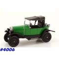 Opel 4/12 PS Laubfrosch 1925 green 1/43 IXO NEW+boxed  #4006 instant wheels