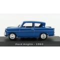 Ford Anglia 1962 blue 1/43 IXO/Hachette NEW #6034 instant wheels 1070.00