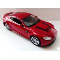 Aston Martin V12 Vantage 2009 red 1/43 Welly NEW+boxed #6038 instant wheels