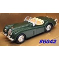 Jaguar Roadster XK-120 1948 British Racing Green 1/43 Ertl NEW+boxed #6042 instant wheels