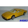 Ferrari Testarossa 1984 yellow 1/43 Bburago/Italia NEW+boxed  #4083 instant wheels