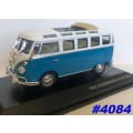Volkswagen T1 SambaBus openroof 1962 blue+white 1/43 RoadSignature NEW+boxed  #4084 instant wheels