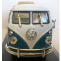 Volkswagen T1 SambaBus openroof 1962 blue+white 1/43 RoadSignature NEW+boxed  #4084 instant wheels