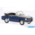 Wartburg 311-2 Cabrio 1958 blue 1/43 IXO NEWinBlister  #4097 instant wheels