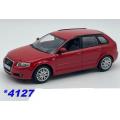 Audi A3 (8PA 3,2 L quattro) Sportback 5-d 2012 red 1:43 Minichamps NEW+boxed *4127 instant wheels