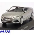 Audi A5 Cabriolet 2017 silver 1/43 Spark NEW+boxed   #4175 instant wheels