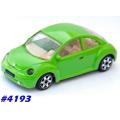 Volkswagen New Beetle 2002 green 1/43 Revell metal NEW+boxed  #4193 instant wheels