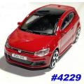Volkswagen Polo Mk.5 GTI (2-door/sunroof) 2017 red 1:43 Bburago NEW+boxed *4229 instant wheels