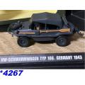Volkswagen Type 166 - amphibious trnsprt 1943 military green 1:43 IXO NEW+boxed *4267 instant wheels