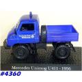 Mercedes-Banz Unimog U411 1956 blu 1/43 IXO NEW+boxed  #4360 instant wheels
