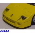 Ferrari F40 1989 Shell Collezione yellow 1/43 Maisto NEW+boxed #4404 instant wheels