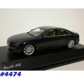 Audi A8 D4 2010 black 1/43 Kyosho NEW+showcased  #4474 instant wheels