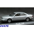 Audi A8 D2 1999 silver 1/43 Minichamps NEW+showcased  #4476 instant wheels