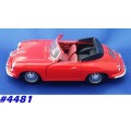 Porsche 356A Cabriolet 1965 red 1/43 Schuco NEW+showcased  #4481 instant wheels