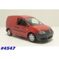 Volkswagen Caddy 2005 red 1/43 Minichamps NEW+boxed  #4547 instant wheels