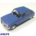 Renault 16 1972 blue 1/43 IXO NEWinBlister  #4674 instant wheels