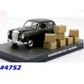 Mercedes-Benz 220S 1953 black Bond Goldfinger 1/43 IXO NEW+boxed  #4752 instant wheels