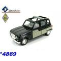 Renault4L decouvrable parisienne 1964 black+grey 1:43 Solido(no.4545) NEW+boxed *4869 instantwheels