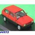 Fiat Panda 45 1980 red 1/43 IXO NEWin Blister #4973 instant wheels