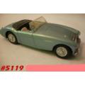 Austin Healey convertible1961 blue-silver 1/43Dinky NEW+showcased  #5119 instant wheels