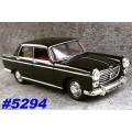 Peugeot 404 Sedan 1965 black 1:43 IXO New+showcased  #5294 instant wheels