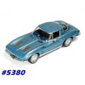 Chevrolet Corvette Sting Ray C2 1963 lt.blue-met 1/43 IXO NEW+showcased #5380 instant wheels