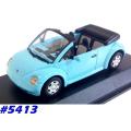 Volkswagen New Beetle Cabrio 1994 blue 1/43 Minichamps NEW+showcased #5413 instant wheels
