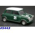 Morris Cooper S #21 Brit Saloon Champ 1967 green+white 1/43 Vitesse NEW+boxed  #5443 instant wheels