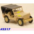 Willys Jeep 1948 beige 1/43 Cararama NEW+boxed  #5517 instant wheels