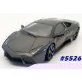 Lamborghini Reventon 2008 matte-black 1/43 Mondo Motors NEW+boxed  #5526 instant wheels