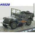Willys MB Jeep US Army 1941  army-green 1/43 Atlas NEW+boxed  #5528 instant wheels