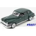 Chrysler Windsor 1943 darkgreen 1/43 Solido NEW+reblistered  #5651 instant wheels
