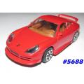 Porsche 911 Carrera RS (993) 1994 red 1/43 Burago NEW+reblistered  #5688 instant wheels