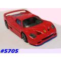 Ferrari F50 (F130) 1994  red 1/43 Bburago NEW+reblistered  #5705 instant wheels