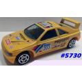 Peugeot 405 Turbo16 Paris-Dakar 1990 yellow 1/43 Bburago NEW+reblistered  #5730 instant wheels