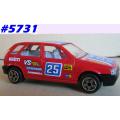 Fiat Tipo Rally #25 1993 red 1/43 Bburago NEW+reblistered  #5731 instant wheels