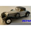 Mercedes-Benz 540K 1936 silver/black 1/43 MOY NEW+reblistered  #5740 instant wheels
