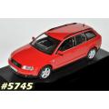Audi A4 Avant 2000 red 1/43 Minichamps NEW+reblistered  #5745 instant wheels