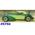Hispano-Suiza 1938 green 1/43 MOY/Matchbox NEW+reblistered #5756 instant wheels