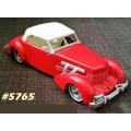 Cord 812 Supercharged Phaeton 1937 red 1/43 Matchbox/MOY NEW+reblistered  #5765 instant wheels