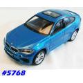 BMW X6 M 2016 blue-met 1/43 CMC Toy NEW+reblistered #5768 instant wheels