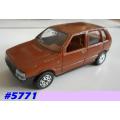 FIAT UNO 55S Marrone 1992 brown 1/43 HotWheels NEW+reblistered #5771 instant wheels