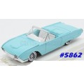 Ford Thunderbird convertible 1961 light blue 1/43 Solido NEW+showcased  *5862 instant wheels