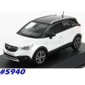 OPEL CROSSLAND X 2017 pearl-white 1:43 i-SCALE/Kyosho NEW+boxed #5940 instant wheels
